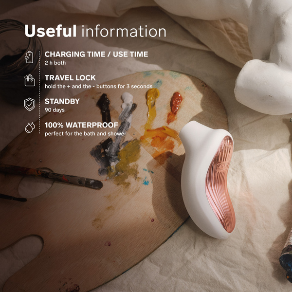 Stymulator łechtaczki sterowany aplikacją Sona 3 Cream LELO 