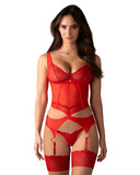 Obsessive lingerie set Cupide Desir corset and thong L/XL