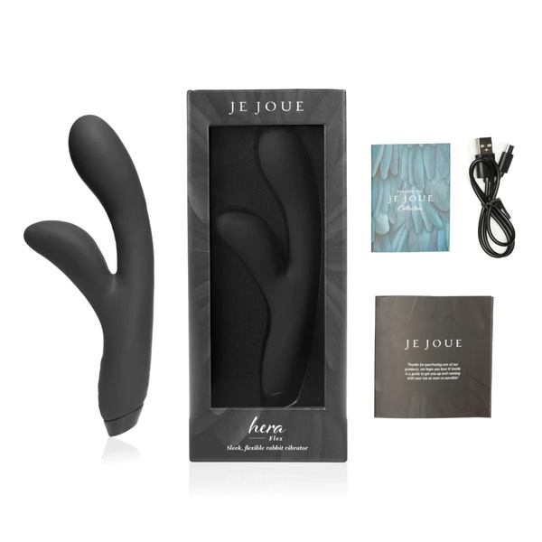 Je Joue Hera Flex Rabbit Vibrator Black