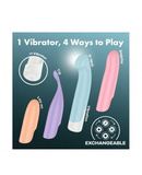 Wibrator Z Wymiennymi Nakładkami Playful Four Satisfyer