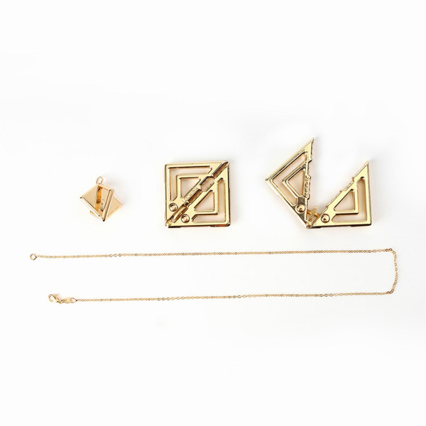 LOCKINK Adjustable Nipple Clamps with Light Pendant Gold