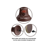 Dildo 18Cm King Cock Elite Dual Density Vibrating Cock Pipedream