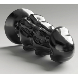 Anal plug Steroid ABS22 Shuttlecock 23 x 9cm All Black