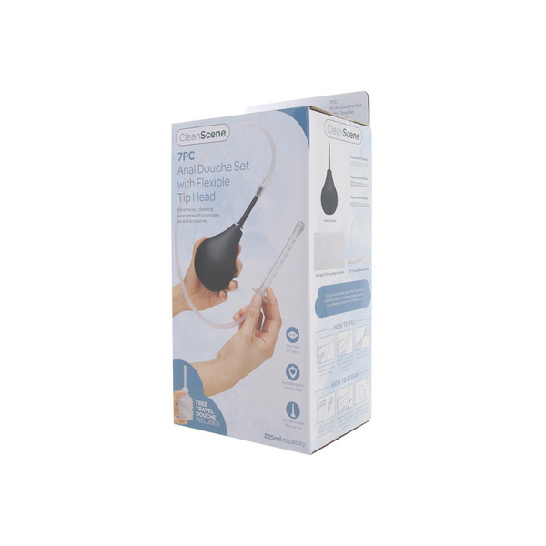 Zestaw Do Higieny Analnej Cleanscene 7Pcs Anal Douche Set Cleanscene