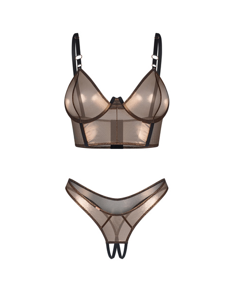 Soranna Top & Open Thongs S/M Obsessive