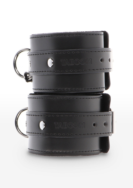 Kajdanki Na Kostki Ankle Cuffs Black Taboom