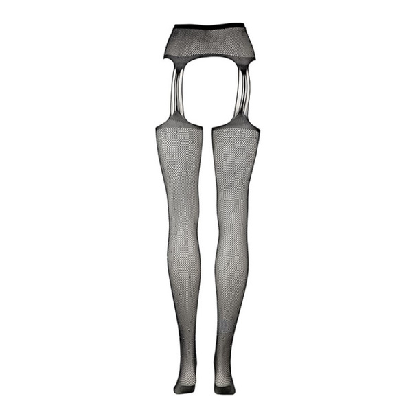 Pończochy Suspender Rhinestone Pantyhose Black Os Le Désir