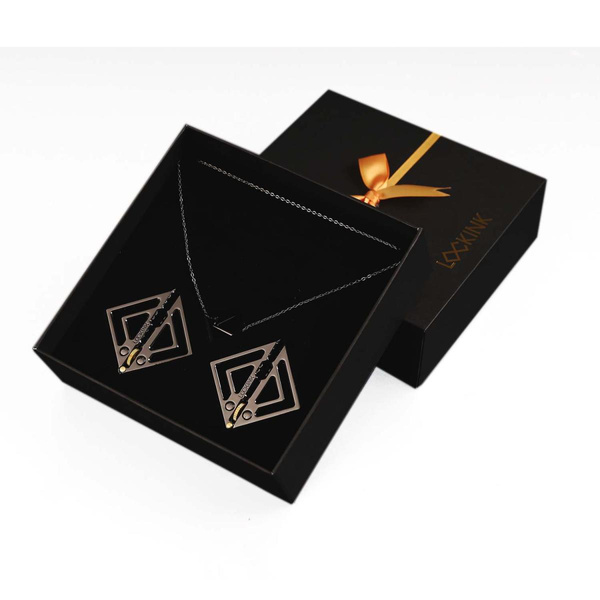 LOCKINK Adjustable Nipple Clamps with Light Pendant Grey