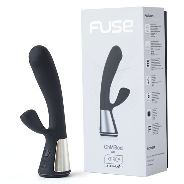 Wibrator Króliczek Ohmibod Fuse For Kiiroo Black KIIROO