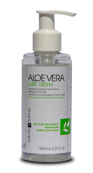 Kojący Lubrykant Wodny Z Aloesem Aloe Vera Lube 150 Ml Lovely Lovers