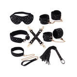 Liebe Seele Stary Nights 7pcs Bondage Kit Black Stary PU