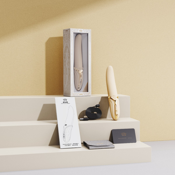 Wibrator Oralny Eva Ivory White Zalo