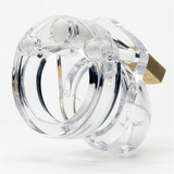 Poliwęglanowy Pas Cnoty Mini Me Chastity Cage Clear CB-X