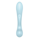 Rabbit Vibrator Triple Oh Light Blue Satisfyer
