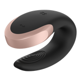 Wibrator dla par Satisfyer Double Love Black