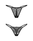 Clara 2-pak stringi S/M Obsessive