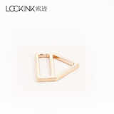 LOCKINK Collar with Leash Set Brown