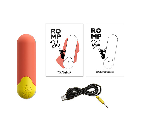 Riot Orange Bullet Vibrator Romp