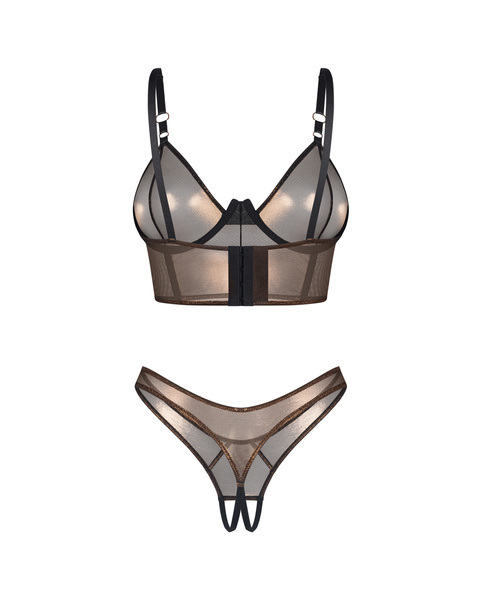 Soranna top i stringi otwarte 2XL/3XL Obsessive