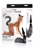 Zestaw Lis Korek Analny I Uszy Plug Grey Fox Tail Set Whipsmart