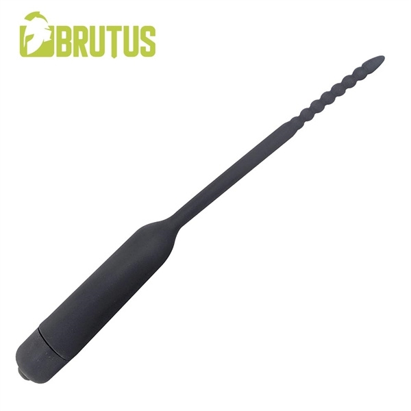 Brutus Trembler Silicone Vibrating Sound Black