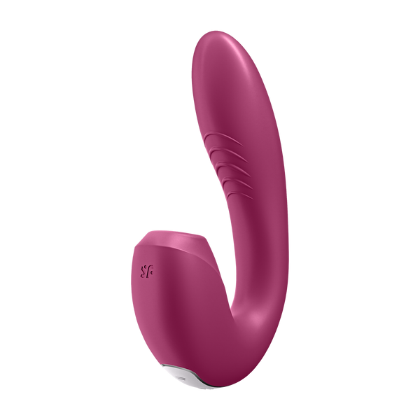 Wibrator Ze Stymulatorem Sunray Connect App Berry Satisfyer