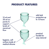 Menstrual Cups Feel Secure Menstrual Cup Set Satisfyer