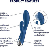 Rabbit vibrator Spinning Rabbit 1 Blue Satisfyer