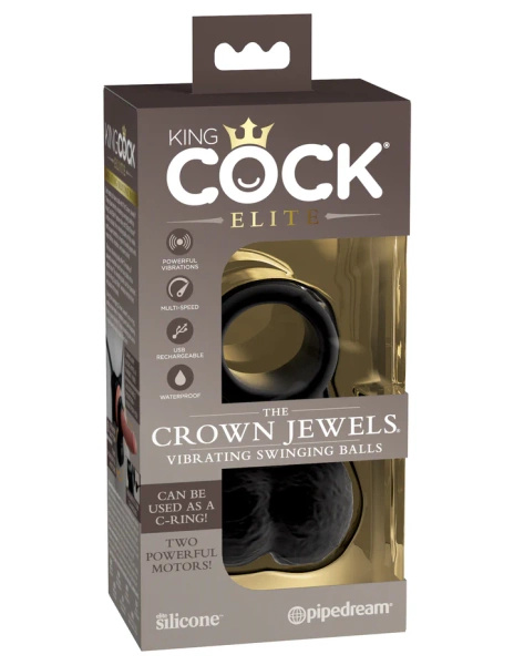 Wibrujący Obciążnik King Cock Elite The Crown Jewels Pipedream