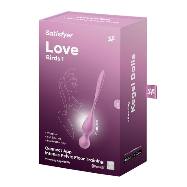 Kulki Gejszy do ćwiczeń mięśni Kegla Love Birds 1 pink Satisfyer