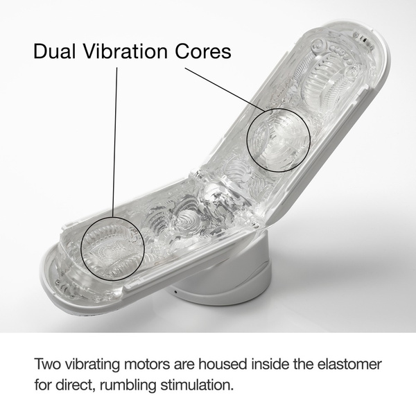 Masturbator Flip Zero Electronic Vibration White Tenga