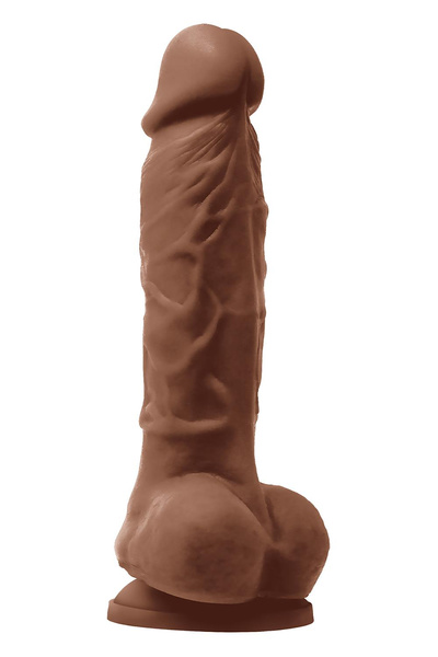 Wibrator Ns Novelties Colours Pleasures Vibe Dildo Brown NS Novelties