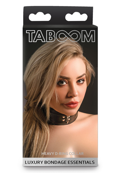 Taboom Heavy D-Ring Collar Black