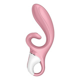Rabbit vibrator Hug Me Connect App Pink Satisfyer