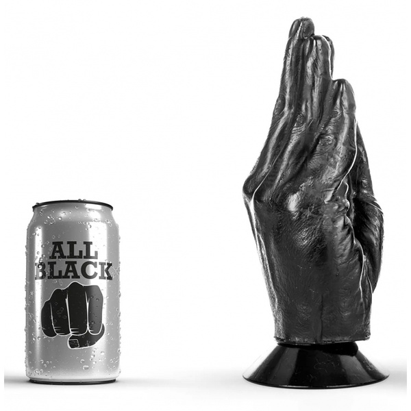 Dildo AB13 Fist 18 x 7cm All Black