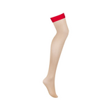 Obsessive S814 stockings red S/M