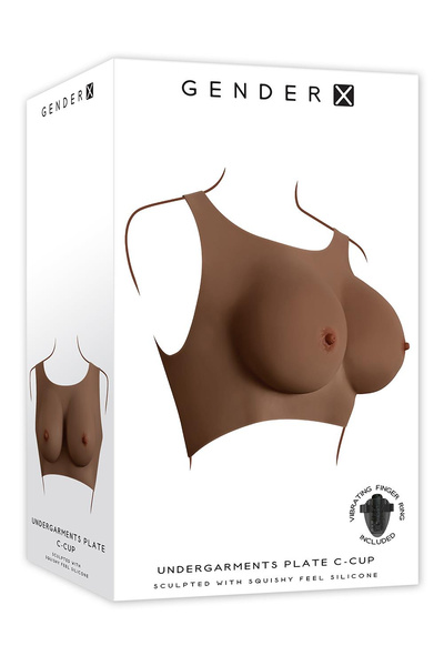 Fantom Piersi Undergarments Plate C-Cup Dark Gender X