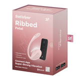 Satisfyer Ribbed Petal Connect App Rose