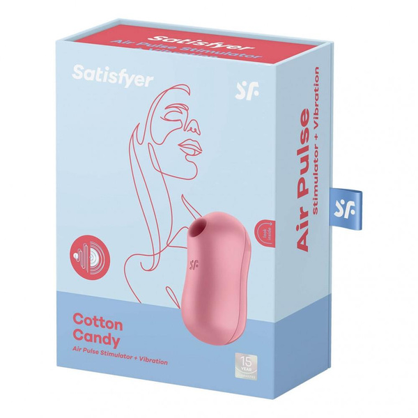 Stymulator łechtaczki Cotton Candy Light Red Satisfyer