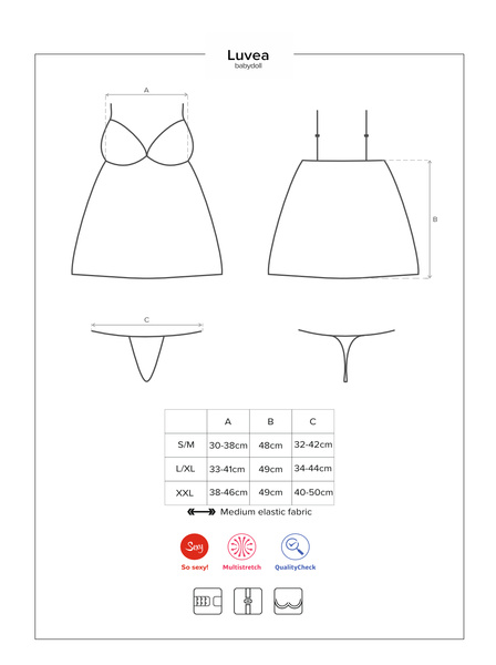 Obsessive babydoll Luvae L/XL