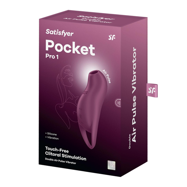 Clitoral Stimulator Pocket Pro 1 Purple Satisfyer