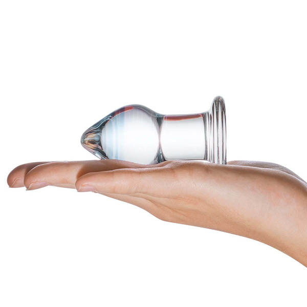 Glas - Amethyst Rain Glass Butt Plug