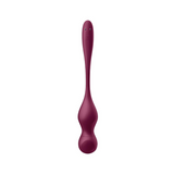Wibrujące Kulki Love Birds Vary Connect App Wine Red Satisfyer