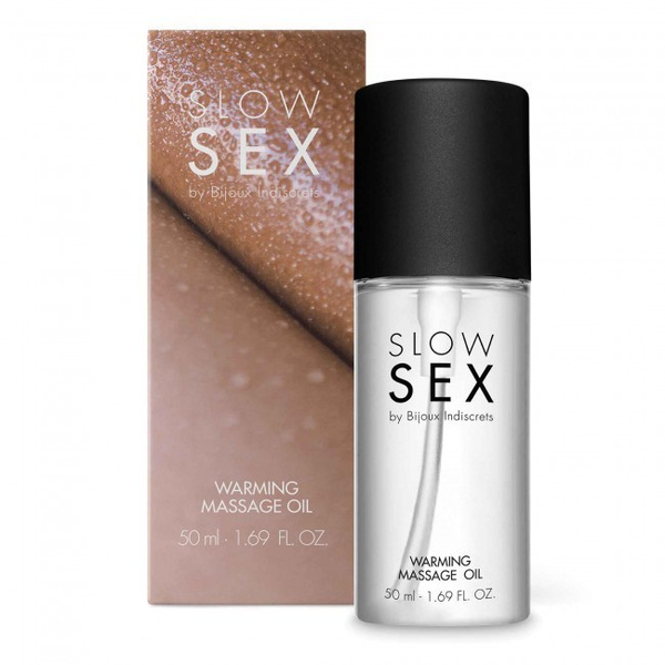 Olejek do masażu Slow Sex Warming Massage Oil Bijoux Indiscrets