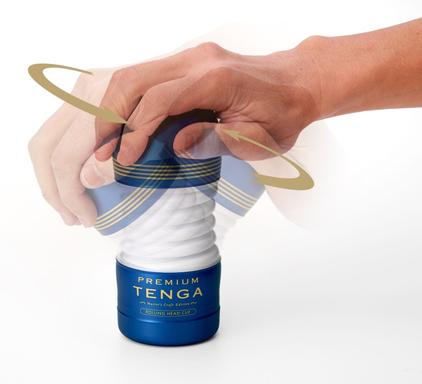 Masturbator Premium Rolling Head Cup Tenga