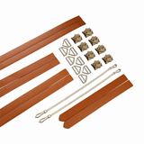 LOCKINK Bondage & Restraint Set Brown