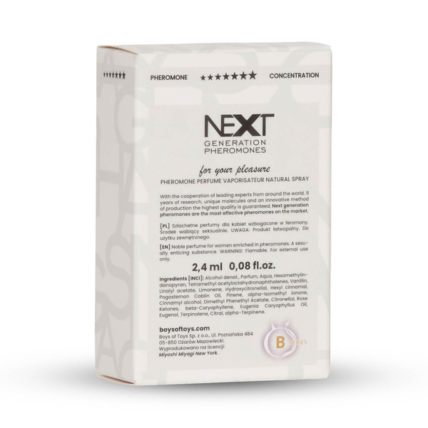 Next ""X"" 2,4 ml Femme Miyoshi Miyagi