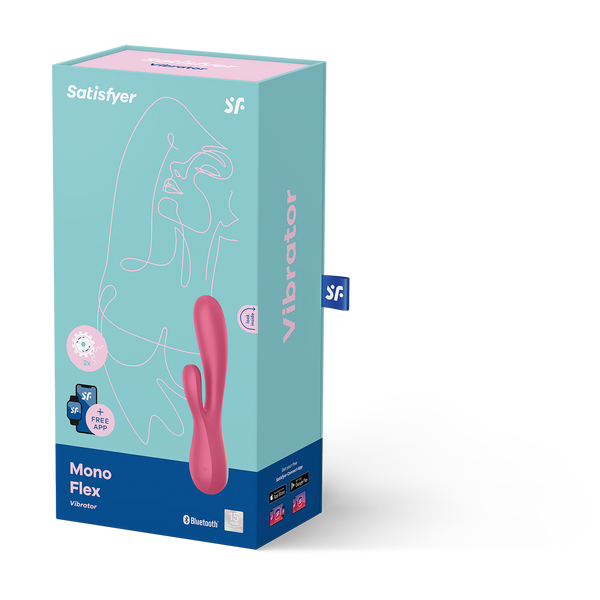 Wibrator Króliczek Mono Flex Red Satisfyer