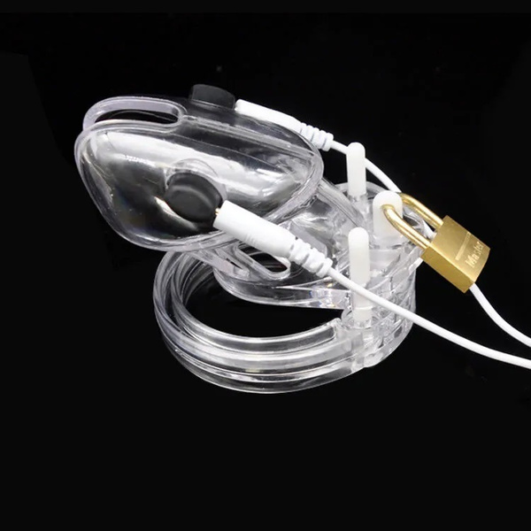 Volt Cage Electro Chastity Cage Clear Brutus