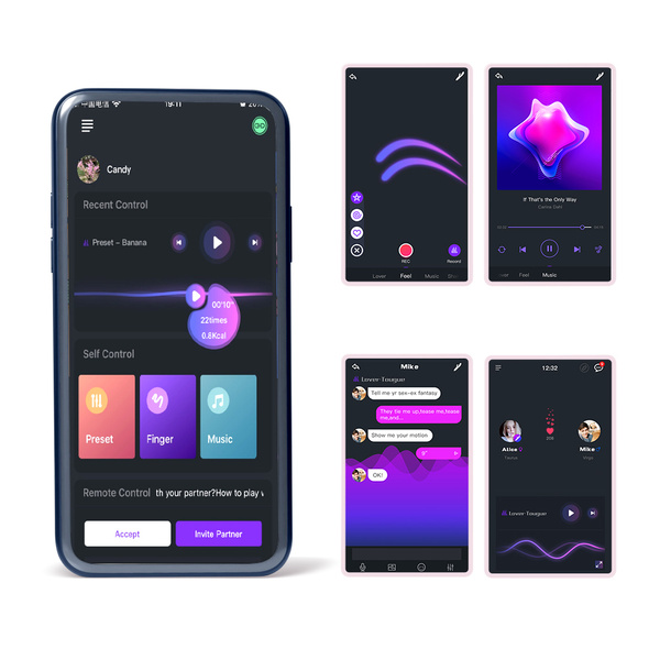 Magic Motion Rise Smart Cockring Czarny